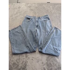 Anchor Blue Beyond Baggy Jeans Mens 32x34 Light Wash Skater Y2K Denim